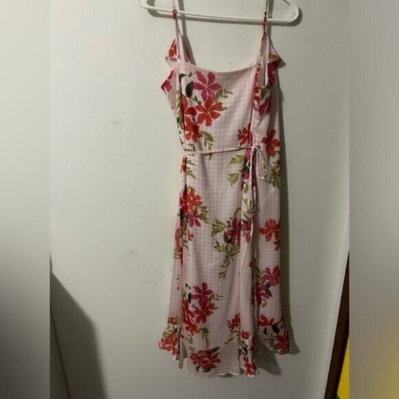 Guess Floral  Midi Wrap Dress - Picture 3 of 4